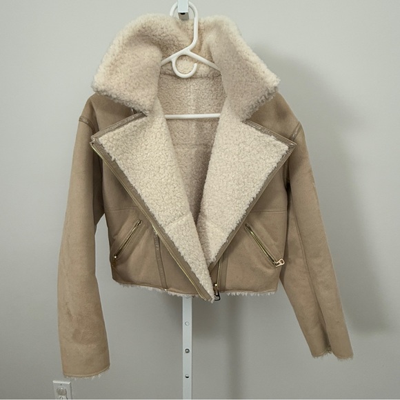 CAMI NYC SAM TAUPE REVERSIBLE JACKET size XXS - Picture 4 of 10